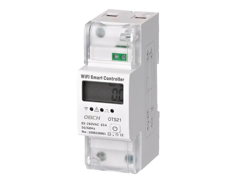 /DIN Rail Single Phase 2P Tuya WIFI Energy meter  prepaid 80A