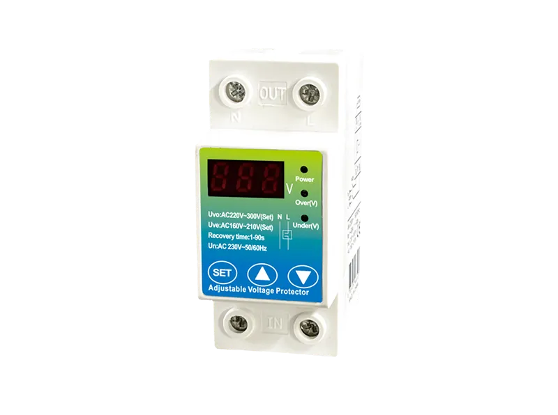 OBS5-V/1P+N Adjustable Digital voltage protector