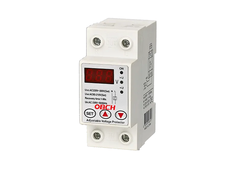 OBS5-V/1P+N Adjustable Digital voltage protector