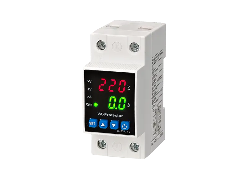 OBS7-5 two display white neutral Best selling  Digital voltage/current protector 1P+N