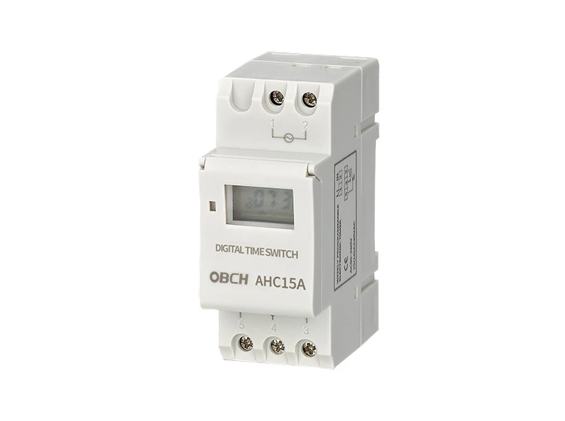 AHC series time control switch 2 in 2 out 220VThe AHC time switch is a programmable automatic control device engineered to turn electrical equipment on and off in line with a user-defined schedule.