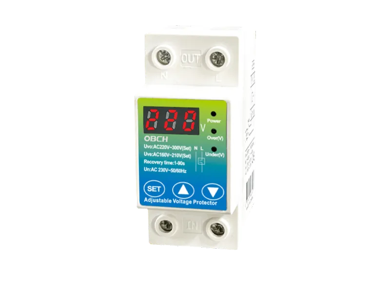 /OBS5-V/1P+N Adjustable Digital voltage protector