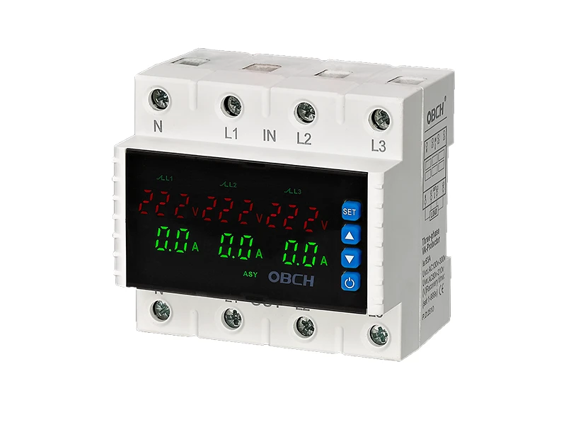 OBS7-VA/3P+N 63A Three phase voltage protector 3P+N