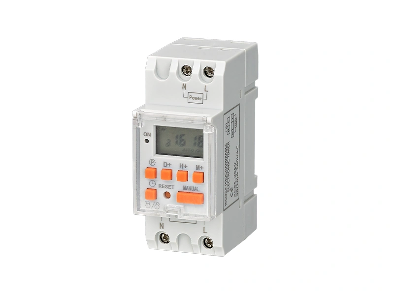 AHC series time control switch 2 in 3 out built-in lithium battery cThe AHC time switch is a programmable automatic control tool crafted to control the on/off status of electrical equipment based on a user-specified schedule.
